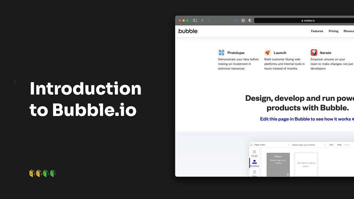 No-Code Platform Intro: Bubble.io